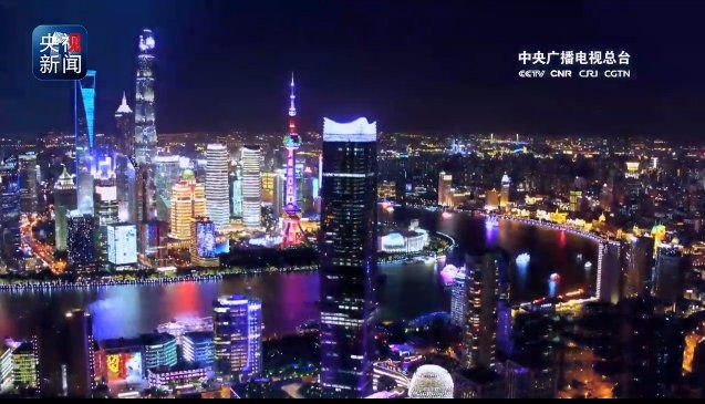 Seoul night view vs China night view
