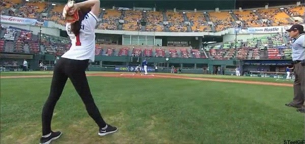 Shin Suji recreated the first pitch in 10 years