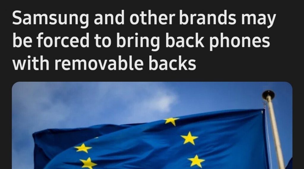 EU Parliament Passes Bill To Mandate Smartphone Removable Batteries