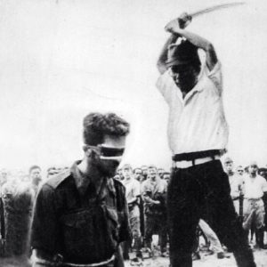 a picture showing the brutality of the Japanese army