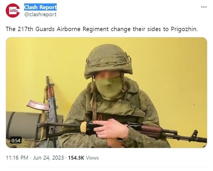 Breaking news Russia's 217th Airborne Regiment joins Wagner's military jpg
