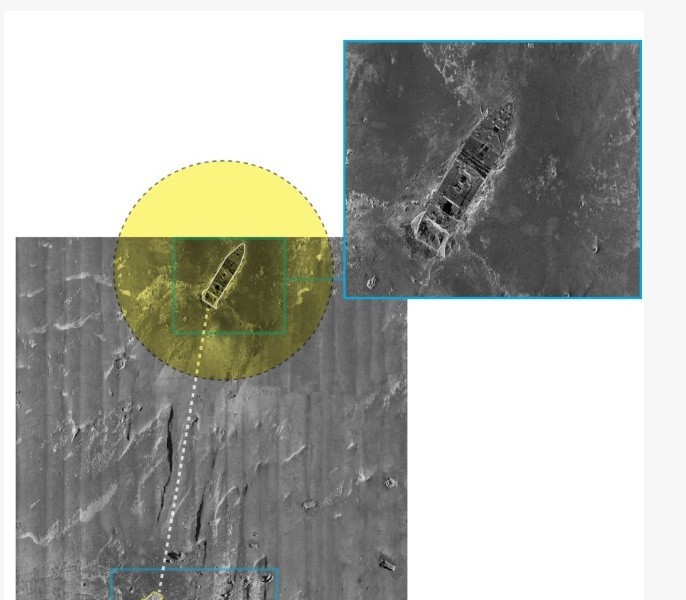 Photos of the deep-sea wreckage of the Titan submersible