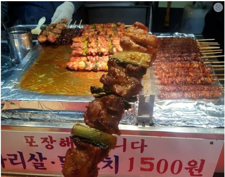 The level of chicken skewers in Seoul that sparked price controversy