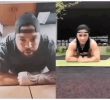 Monster guy who goes beyond the high-intensity push-up challenge