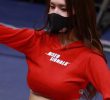 (SOUND)Heavy close-up cropped T-shirt Park Sinbi cheerleader
