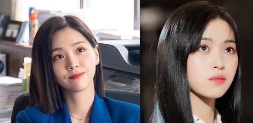 Actress Kim Ji-eun heard this from students when she had short hair