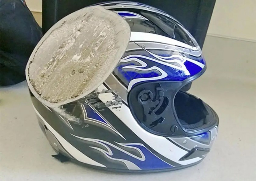 The real reason to wear a helmet when riding a motorcycle.jpg