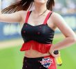 Pigtails Hair Cropped Top Chest Movement Byun Ha-yul Cheerleader