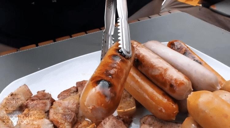 Sausage pork belly GIF