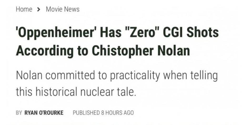 Christopher Nolan Movie Oppenheimer Updates