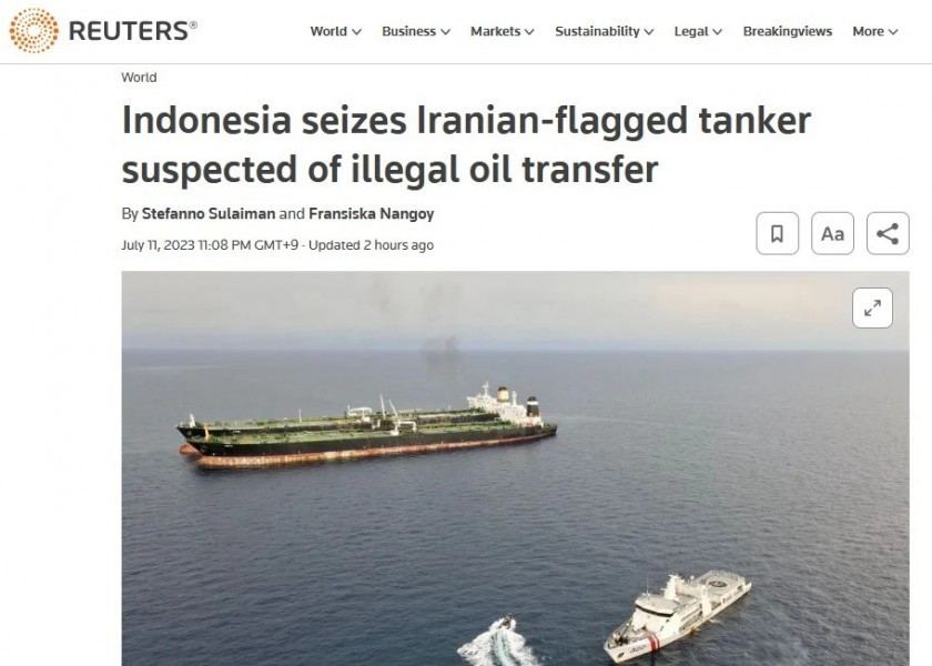 Indonesia's Long-Bye Iranian Oil Tanker