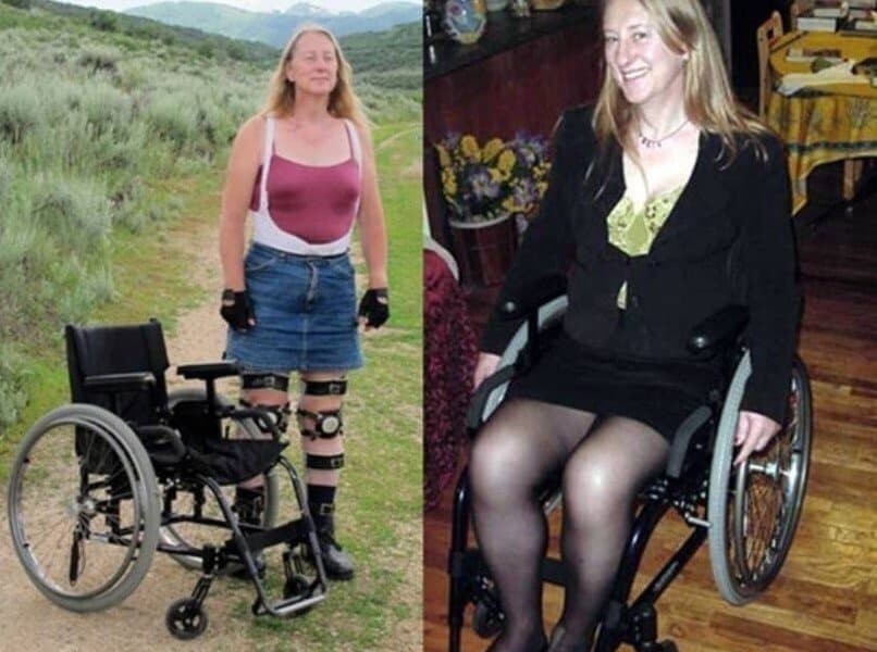 a disabled person who has reached a singularity