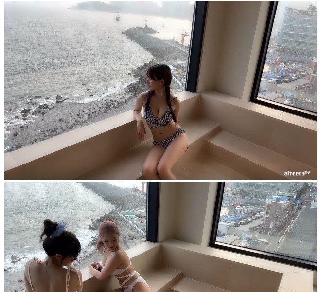 BJ K-KE-RU GFRIEND, Busan Full Villa Bikini