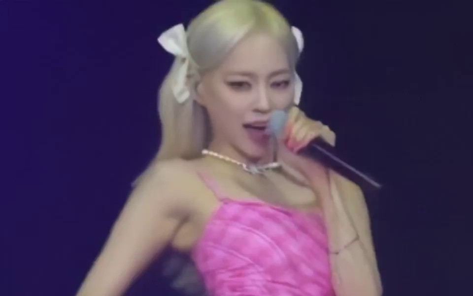 Blonde pink outfit black underpants Barbie doll Yeeun. CLC