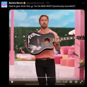 Ryan Gosling, BTS's public apology to Jimin