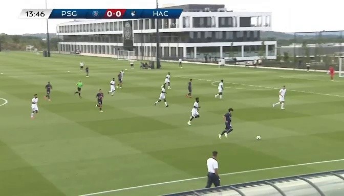 PSG vs Le Havre Lee Kang-in's forward pass