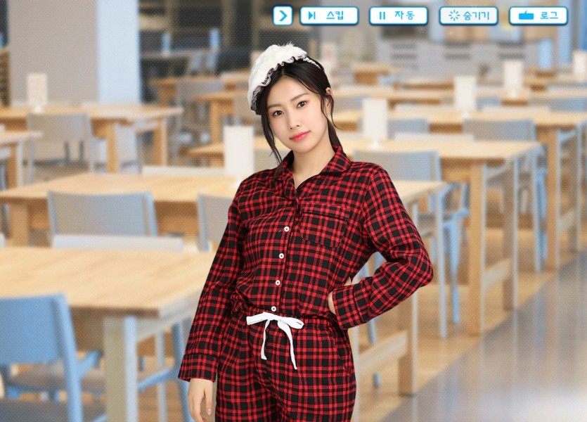 A collection of pajamas in IZ*ONE's game