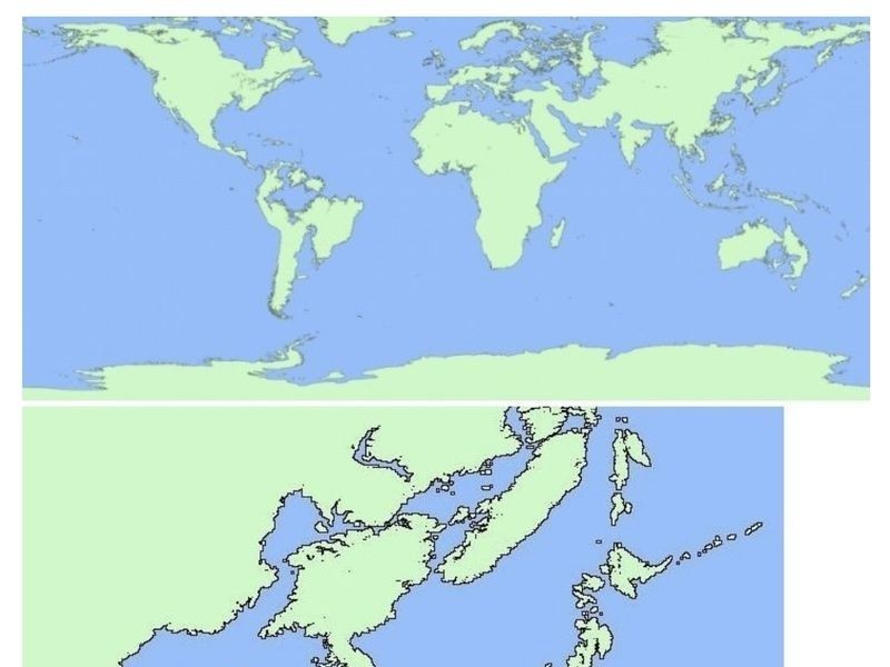 Map of the world after melting all the glaciers in the world.jpg