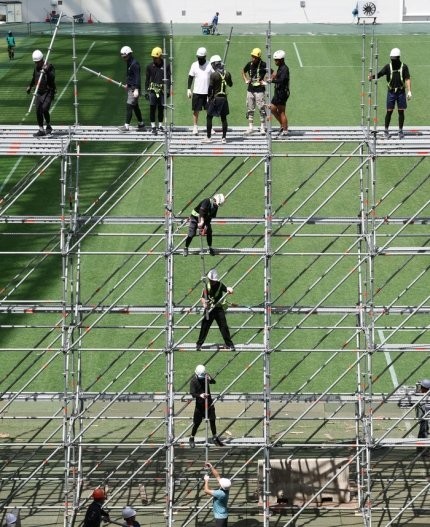 Lack of safety measures to install the stage of "Solo K-pop Concert""Breaking the Government's Industrial Safety Act"