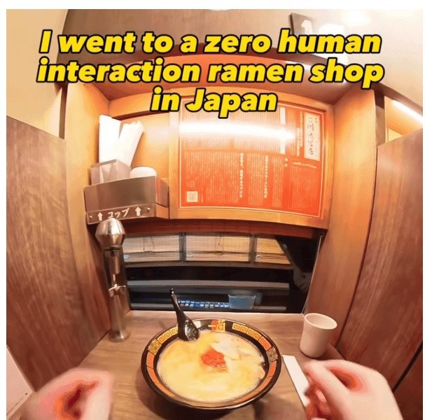 Westerners' Reaction to Japanese Single-Division Restaurant