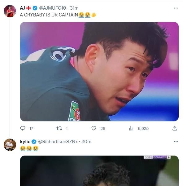 Son Heung-min's captain appointment is sarcastic overseas Manchester United fans