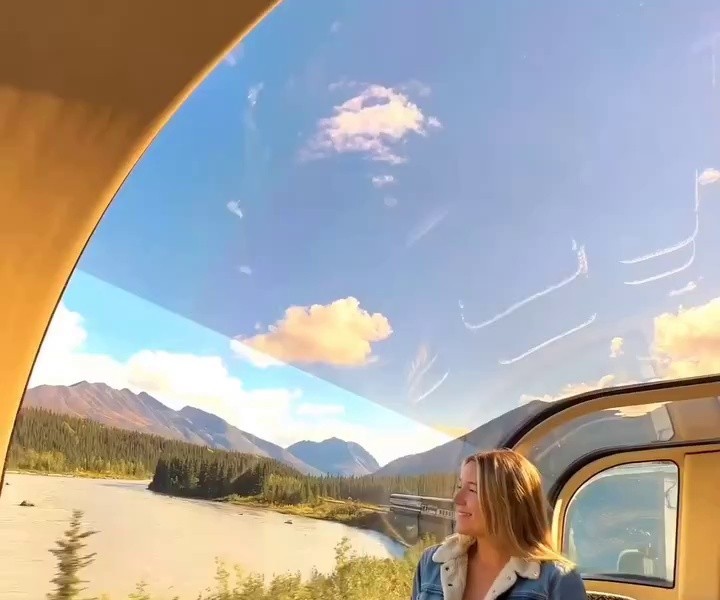 (SOUND)Alaska Tourist Train Scenic Level