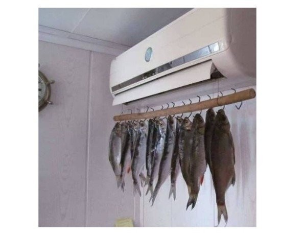 How to use the air conditioner of a fishing maniac