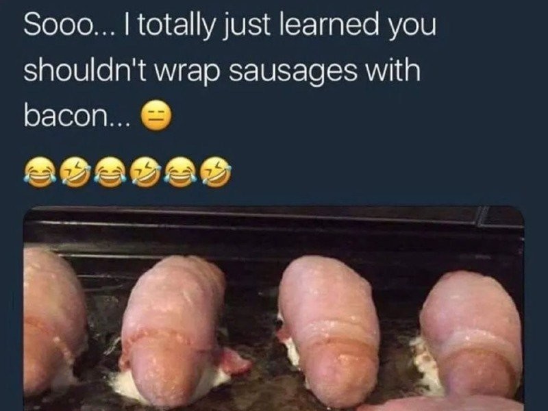 The sausage bacon