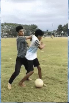 Cheat key used in soccer physical fight