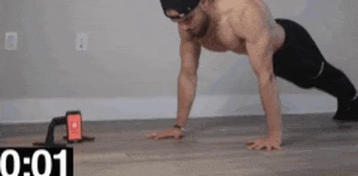 A guy who can do push-ups only once in 3 minutes