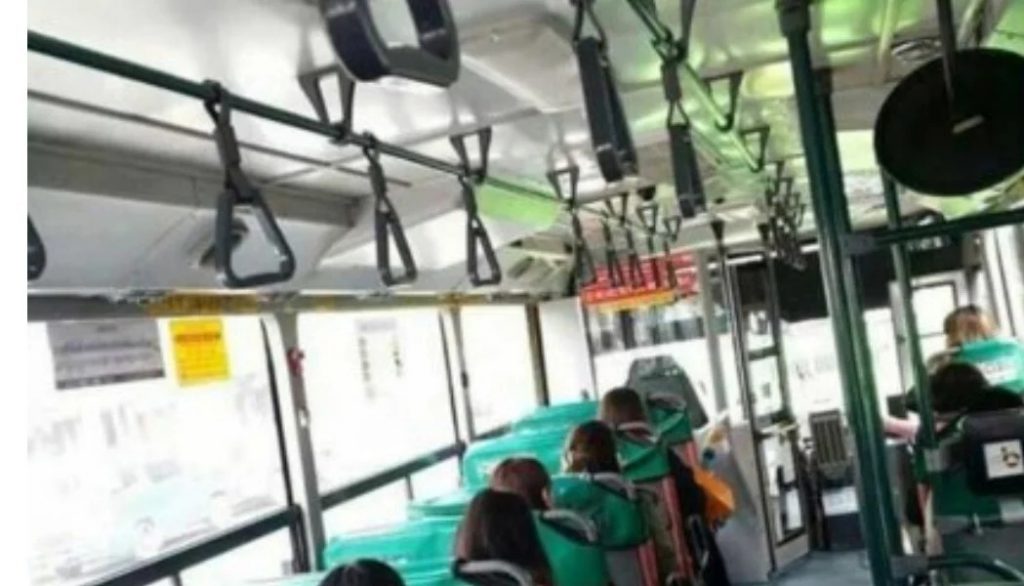 Why don't women sit inside the bus chair