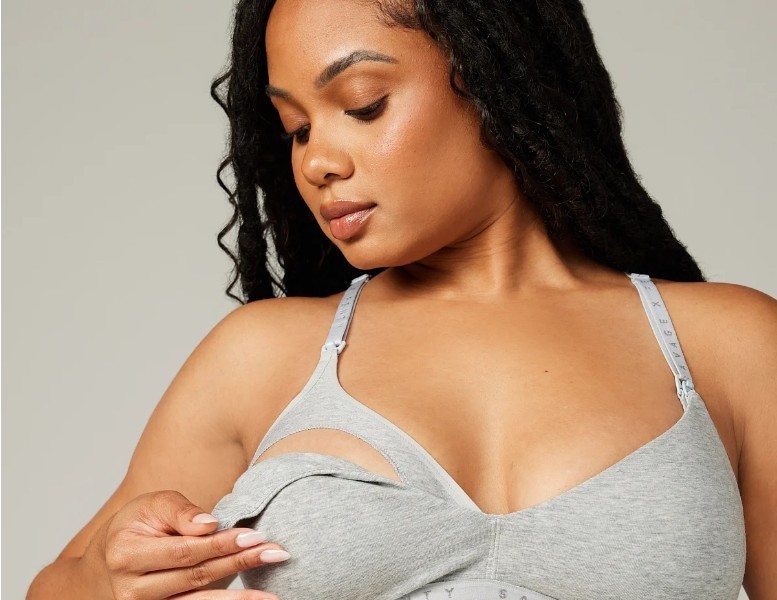a breastfeeding bra launched by Rihanna brand