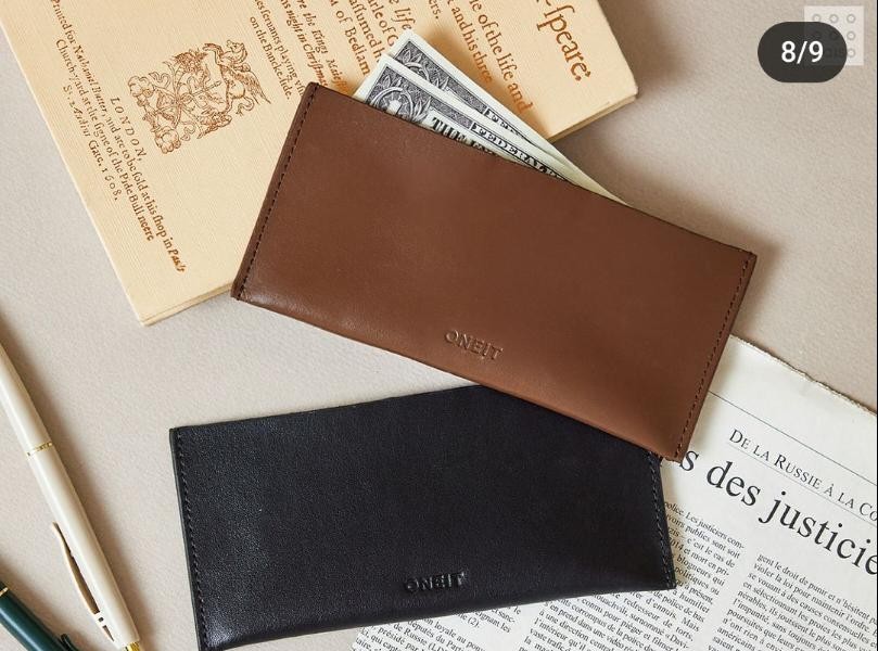 Daiso Natural Leather Wallet Price