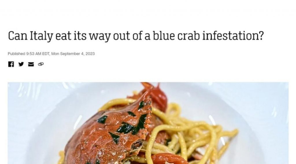 What's up with the crab crisis in Italy
