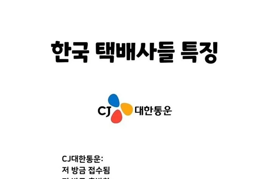 Characteristics of Korean Couriers
