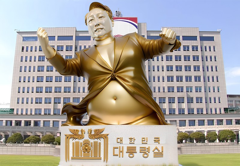 A new statue will be built in the president's office