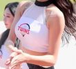 Kim Seo Cheerleader Heavy Chest Halterneck Sleeveless