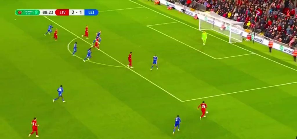 (SOUND)Liverpool vs Leicester Diogo Jota Backheel Additional Goal Ddddddddddddddddddd. Ddddddddddddddddddd 3-1