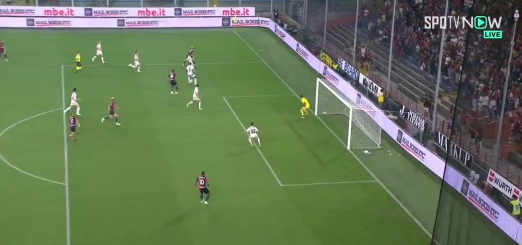 Genoa vs. Roman Messias Genoa debut wedge goal (Singing "Shaking". (Singing "Shaking" 4-1
