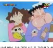 Crayon Shin Chan's somewhat extreme crazy build-up
