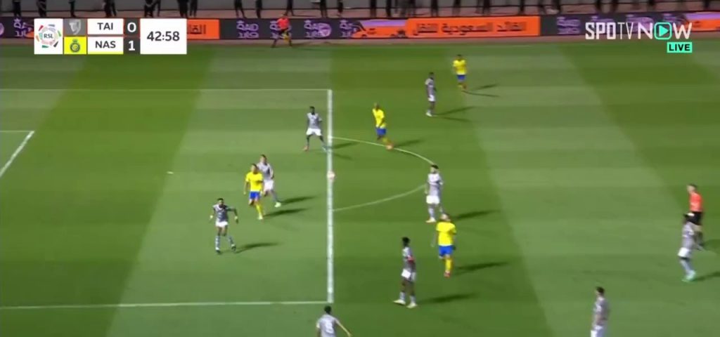 Altai vs. Al Nasr Ronaldo Overhead Kick Assistance Taliska Goal But Opsa (Singing "Shaking"
