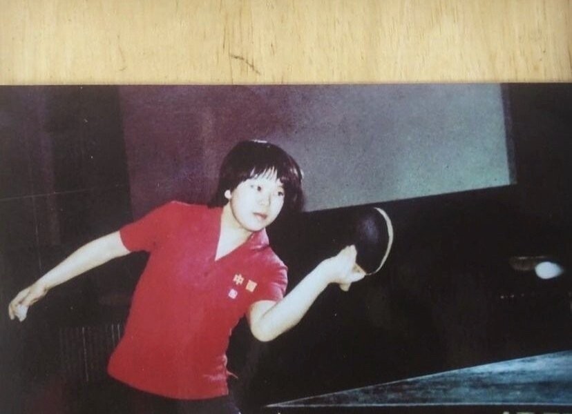 Luxembourg table tennis grandmother when she was 19 years old