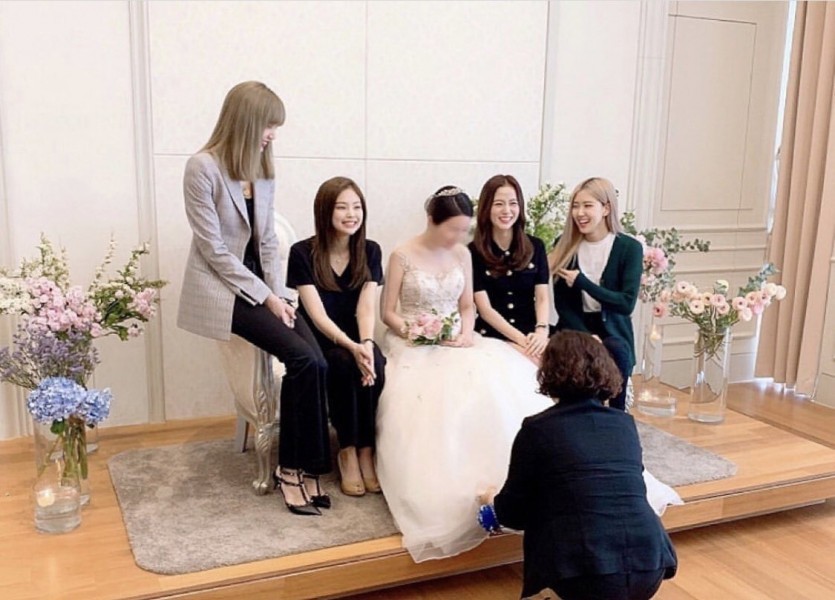 BLACKPINK JISOO's brother's wedding, bride waiting room JPG