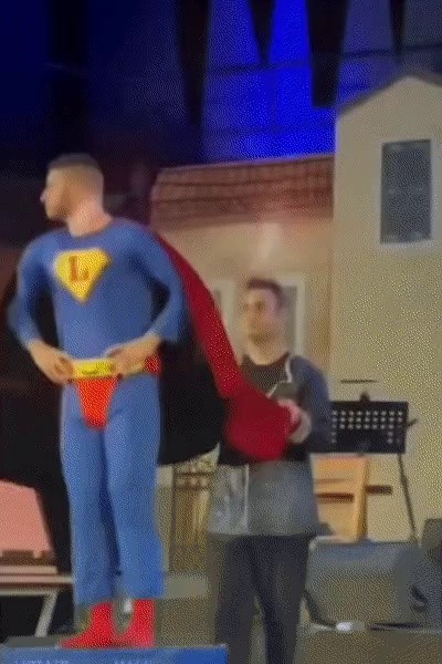 A superman bridge that's