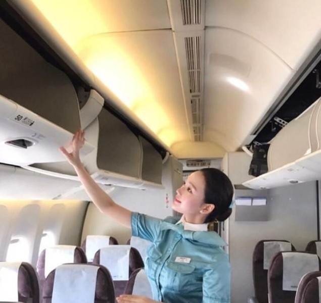 Korean Air flight stewardess common body ㅗㅜ