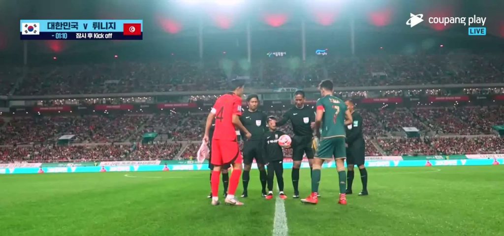 (SOUND)Korea VS Tunisia commentary Captain Kim Minjae
