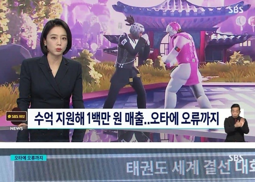 Taekwondo game that cost 300 million won