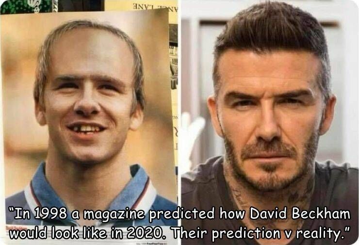 David Beckham's 2020 prediction from 1998