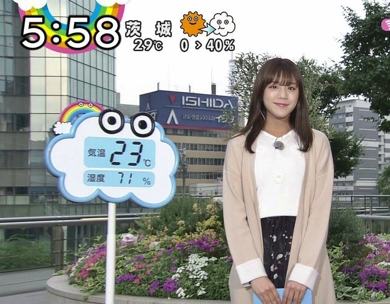 Japan's weatherman is the most popular girl in Japan