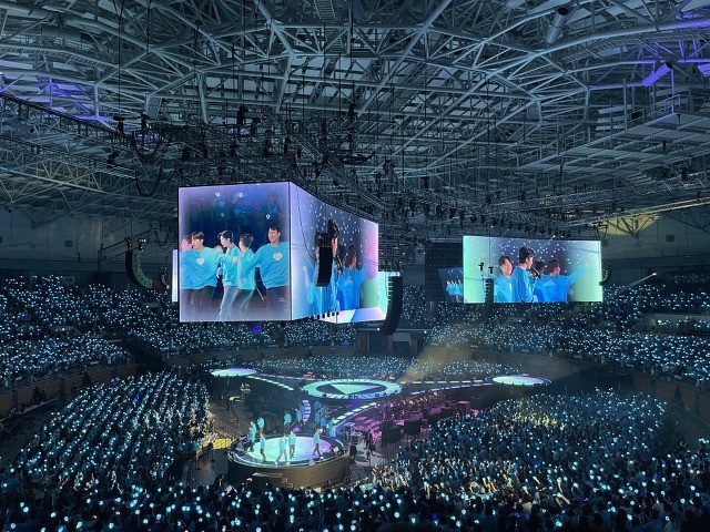 Lim Young-woong Olympic Gymnastics Stadium 360-degree concert electronic display quality level